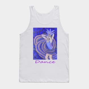 Dancer woman girl at mardi gras Tank Top